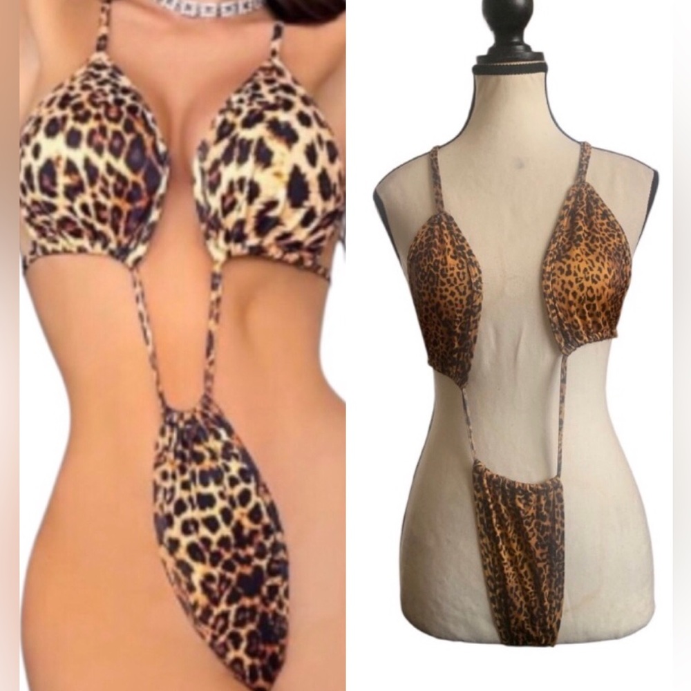 Mapalé Leopard Print Monokini L/XL